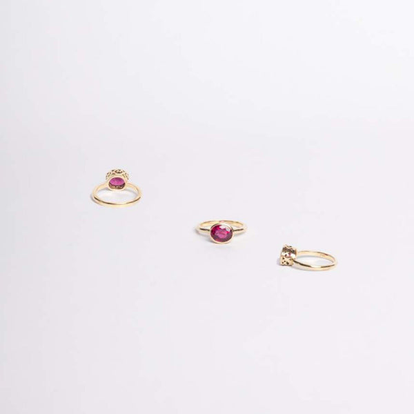 ANILLO COLUCCI TURMALINA ROSADA
