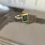 ANILLO FABBIANI TURMALINA VERDE