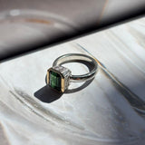 ANILLO SILVESTRI TURMALINA VERDE