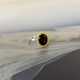 ANILLO FIAMMA GRANATE