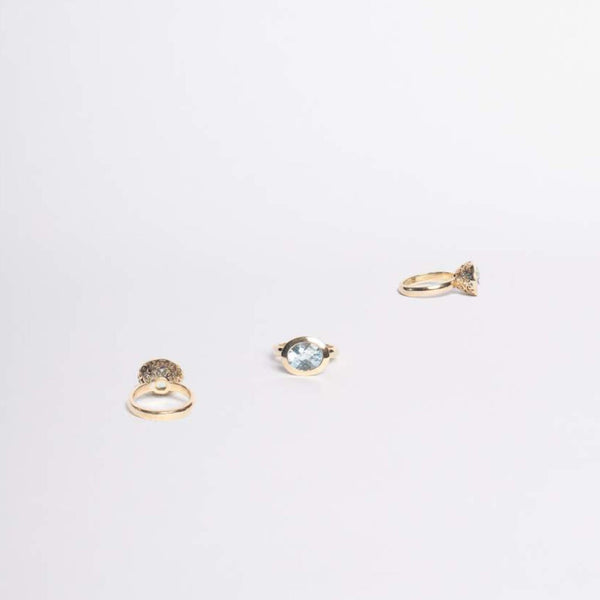 ANILLO GIOLINO AGUA MARINA