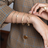 PULSERA EDINO ENCHAPADA EN ORO
