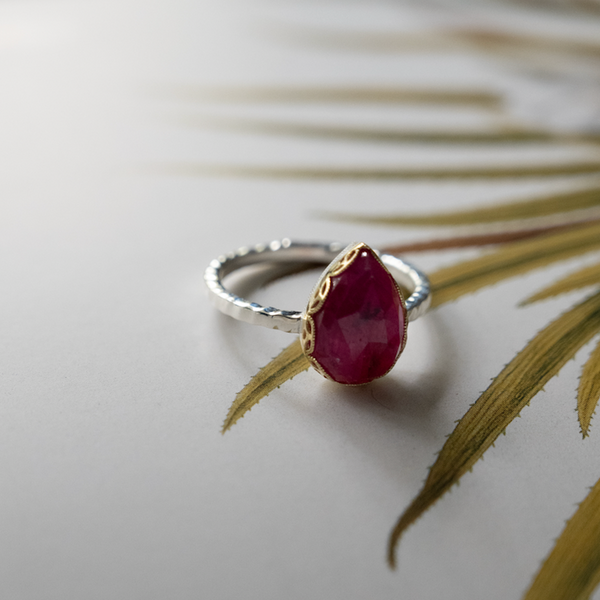 ANILLO CARUSSO RAIZ DE RUBI