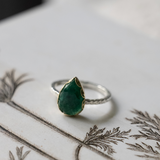 ANILLO CARUSSO RAIZ DE ESMERALDA