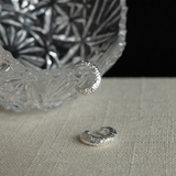 EARCUFF RUGOSO PLATEADO