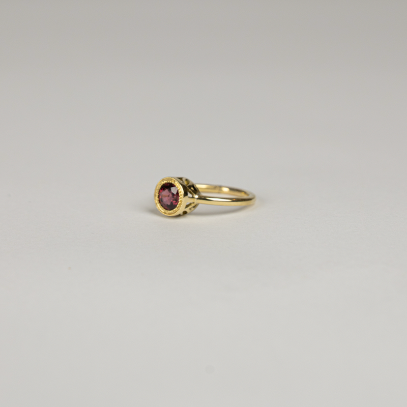 ANILLO CLEMENTINA TURMALINA ROSADA