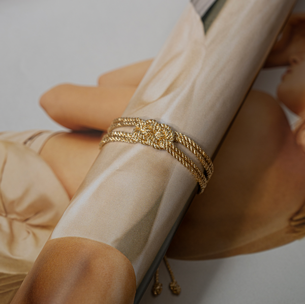 PULSERA DOBLE NUDO MARRUECOS