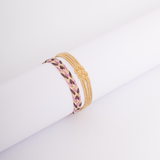 PULSERA DOBLE NUDO MARRUECOS