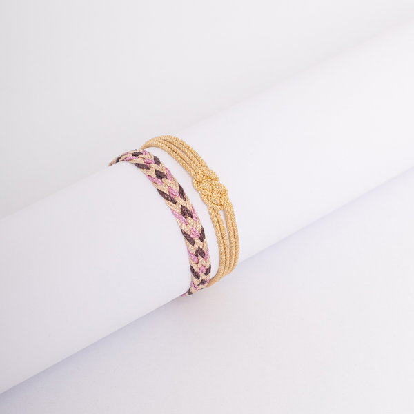 PULSERA DOBLE NUDO MARRUECOS