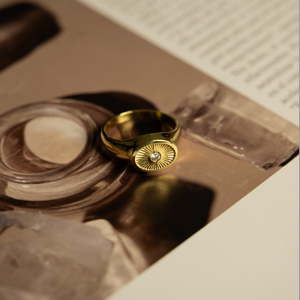 ANILLO SOLE ENCHAPADO