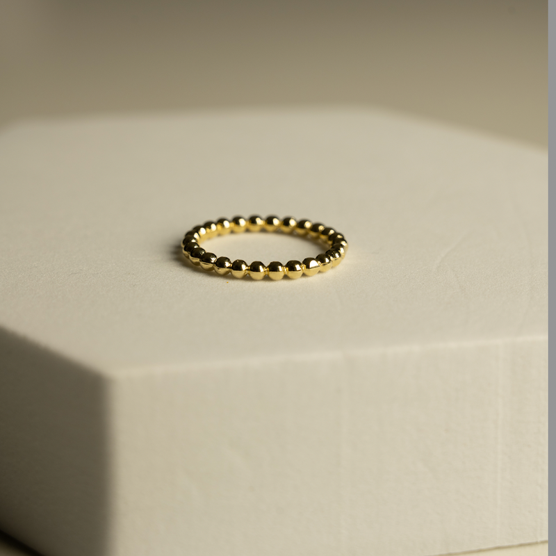 ANILLO RICCIONE ENCHAPADO EN ORO