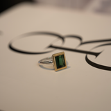 ANILLO FABBIANI TURMALINA VERDE