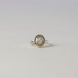 ANILLO SILVESTRI TOPACIO BLANCO