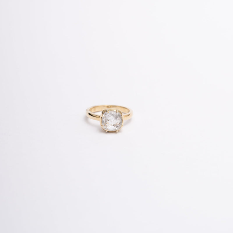 ANILLO  TOPACIO BLANCO