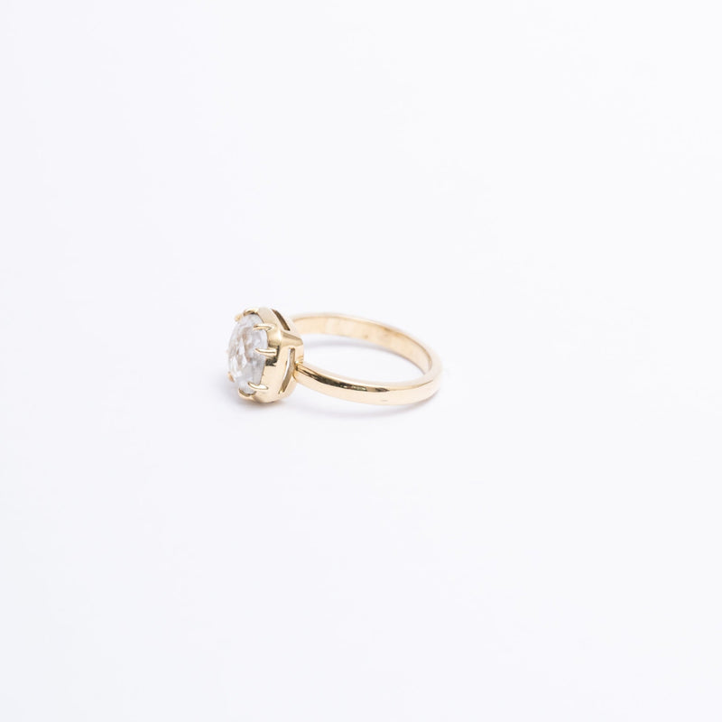 ANILLO  TOPACIO BLANCO