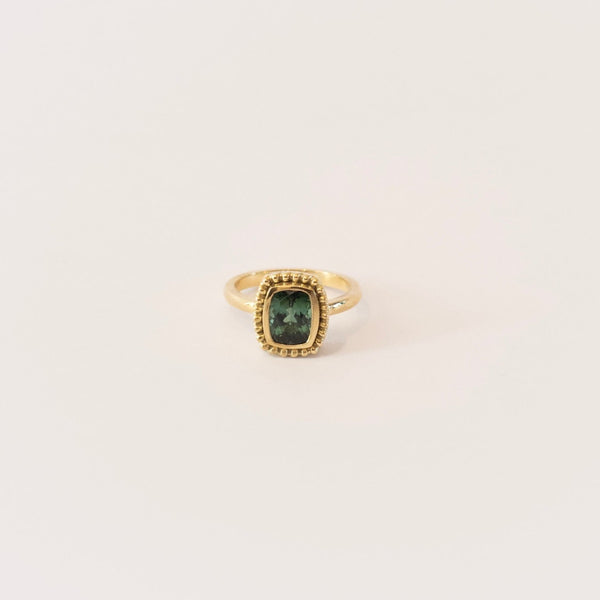 ANILLO SCALZO TURMALINA VERDE