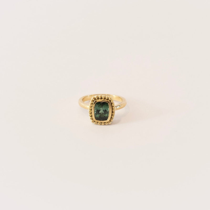 ANILLO SCALZO TURMALINA VERDE