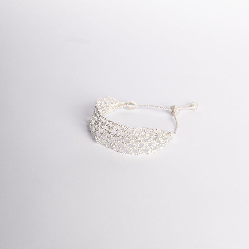 PULSERA LAMA MARRUECOS PLATEADA