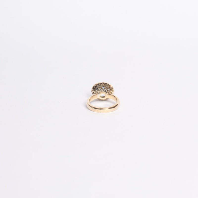 ANILLO GIOLINO AGUA MARINA