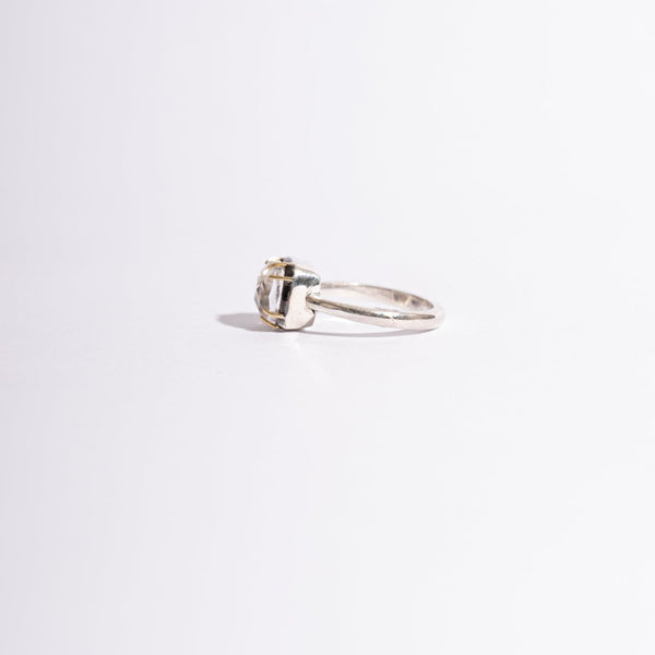 ANILLO TOPACIO BLANCO (PRE ORDER)