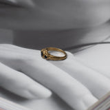 ANILLO DUNA 3 PIEDRAS BRONCE