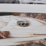 ANILLO DUNA 3 PIEDRAS
