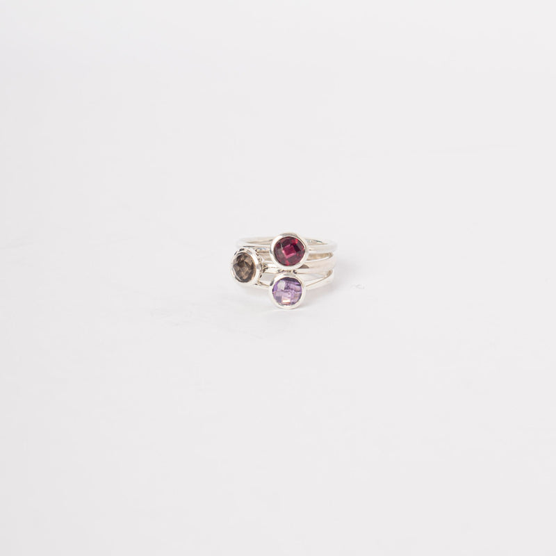 ANILLO CELLINI GRANATE