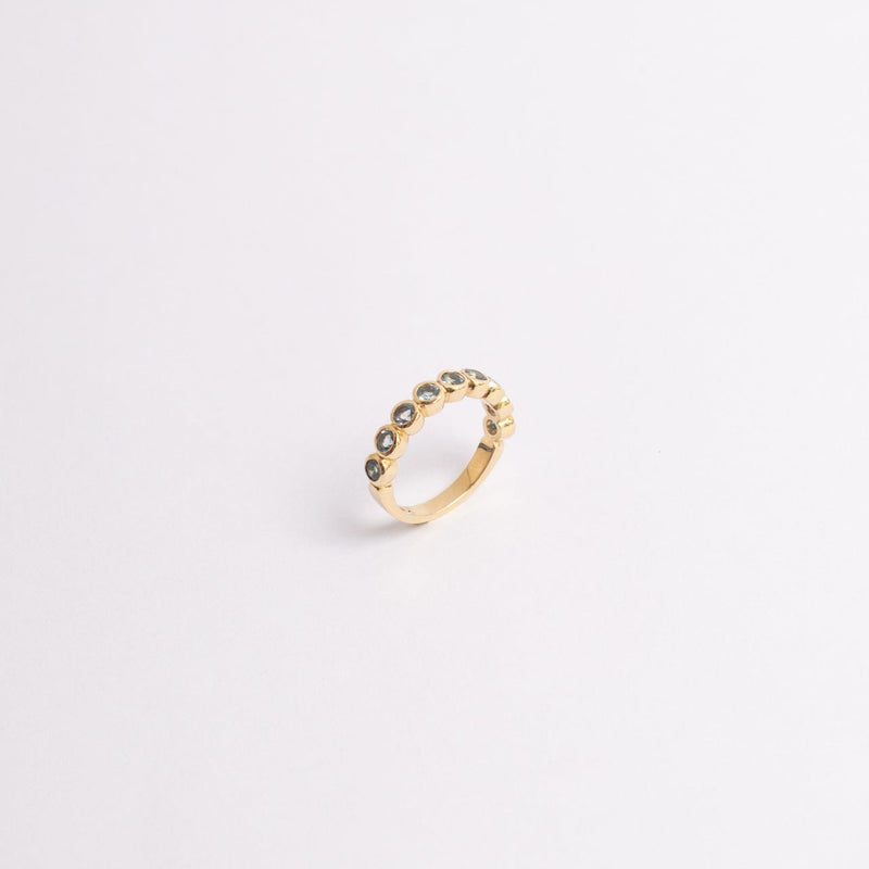 ANILLO CARLA 11 AGUA MARINAS
