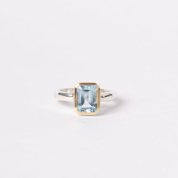 ANILLO SIBARI TOPACIO AZUL