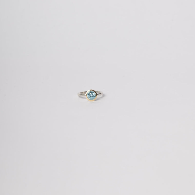 ANILLO SIBARI TOPACIO AZUL REDONDO