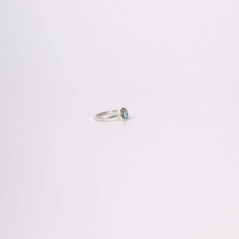 ANILLO SIBARI TOPACIO AZUL REDONDO