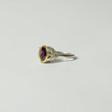 ANILLO AURA GRANATE