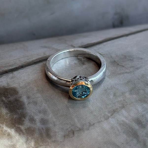 ANILLO CELLINI TOPACIO