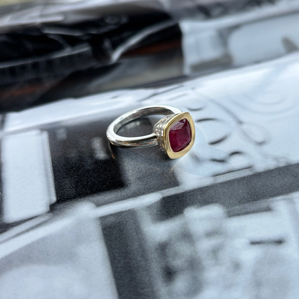 ANILLO SILVESTRI RUBI