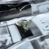 ANILLO FABBIANI TOPACIO CORTE ESMERALDA