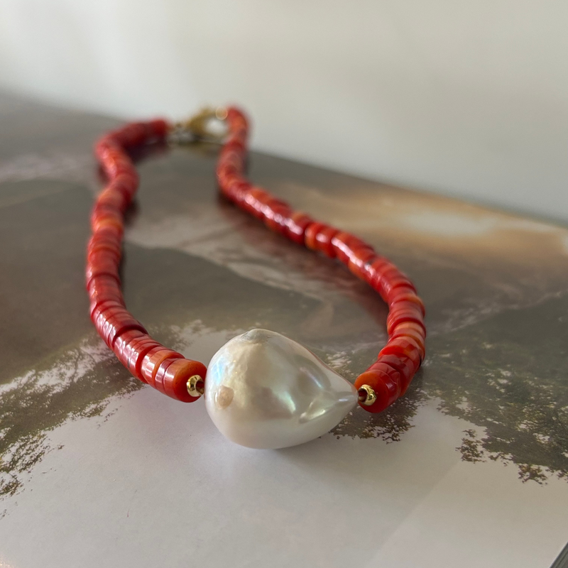 COLLAR EMMANUELLO CORAL