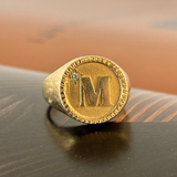 ANILLO DE SELLO DE ORO (A PEDIDO )