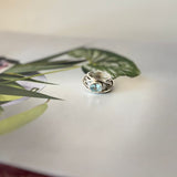 ANILLO FOGGIA TOPACIO AZUL