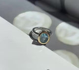 ANILLO FABBIANI TOPACIO AZUL (PRE ORDER)