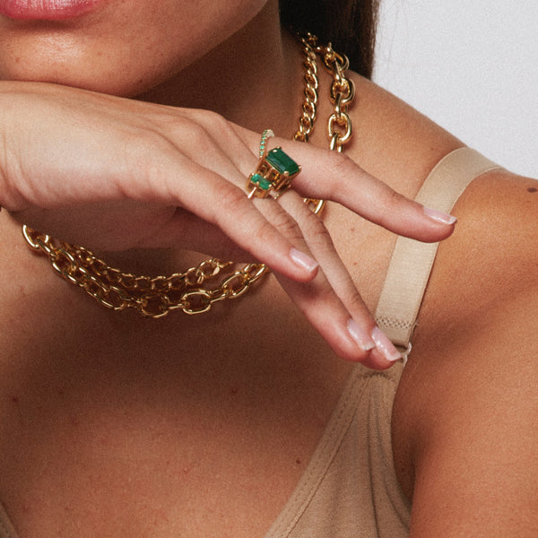 ANILLO COLUCCI ESMERALDA