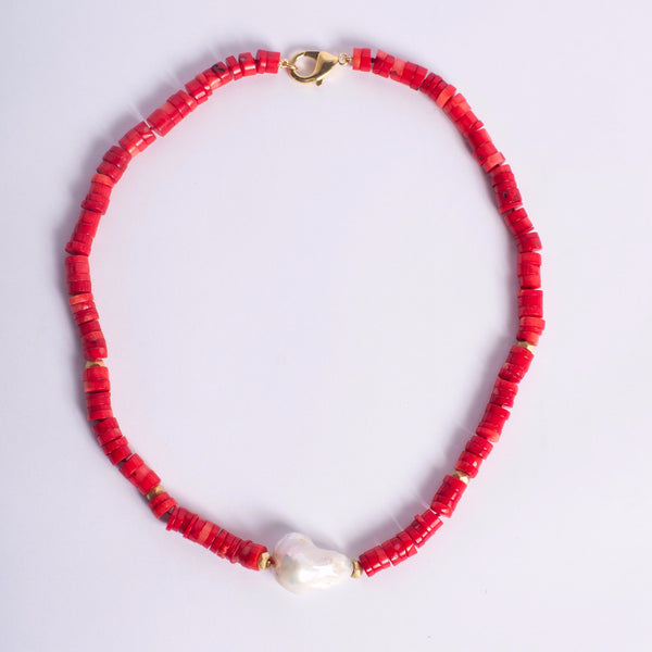 COLLAR EMMANUELLO CORAL