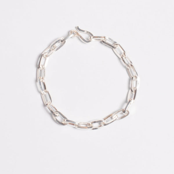 PULSERA LUCIA MEDIANA  PLATA