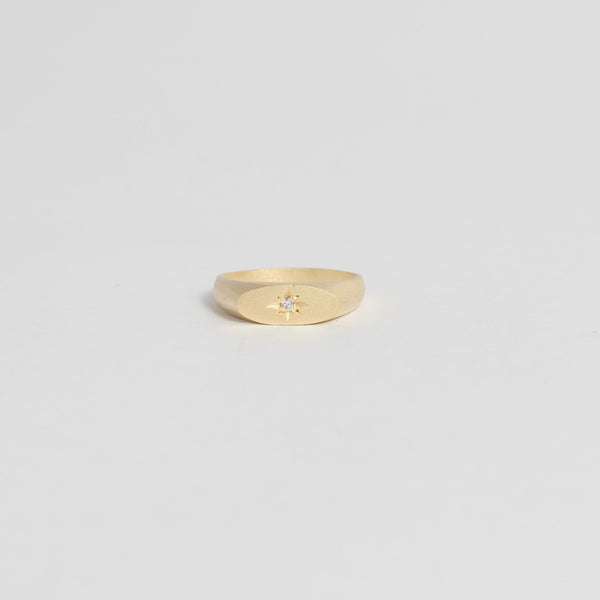 ANILLO FERRANDO ENCHAPADO EN ORO OPACO
