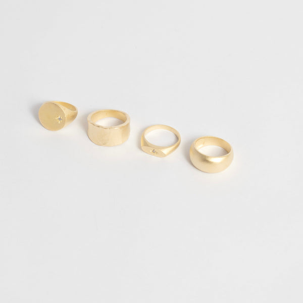 ANILLO FERRANDO ENCHAPADO EN ORO OPACO