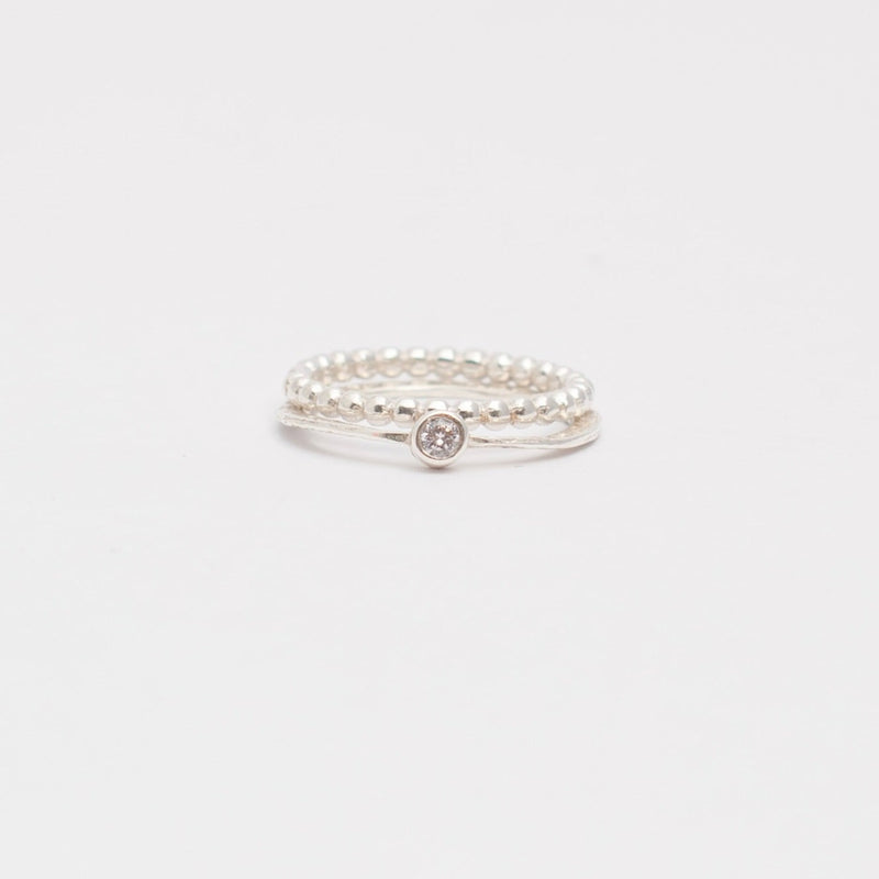 ANILLO SCINTILLANTE PLATA