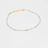 COLLAR POMPEYA PIEDRAS ENCHAPE EN ORO
