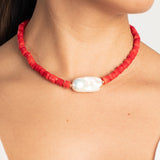 COLLAR EMMANUELLO CORAL