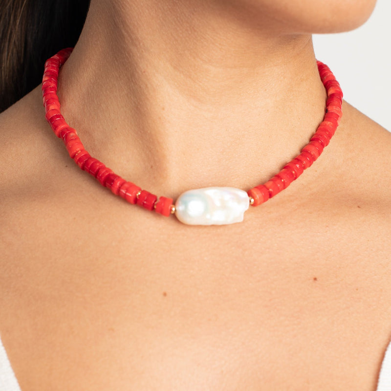 COLLAR EMMANUELLO CORAL